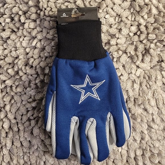 NWT - NFL DALLAS COWBOYS UTILITY GLOVES-HOW BOUT THEM COWBOYS?  - LICENSED-NWT - Picture 3 of 9